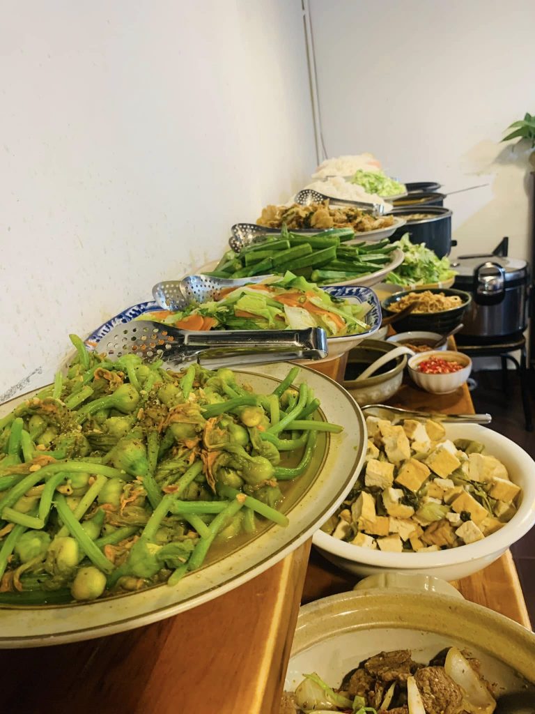 Không gian quán chay TPHCM Nhà nhỏ xinh