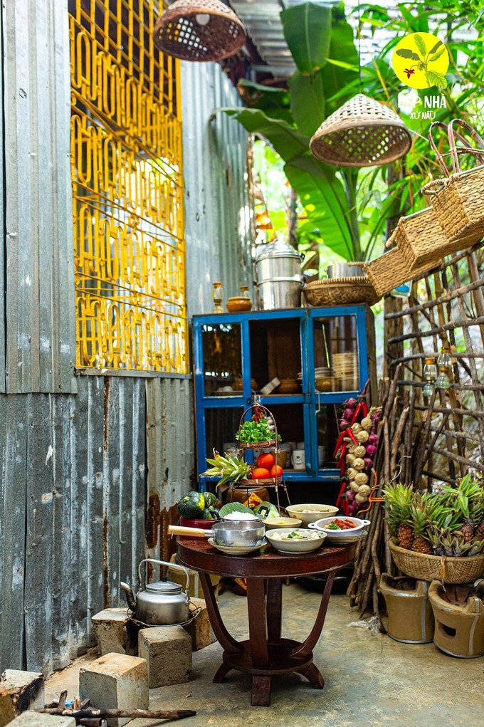Không gian Bếp Nhà Xứ Nẫu gợi nhớ ký ức tuổi thơ