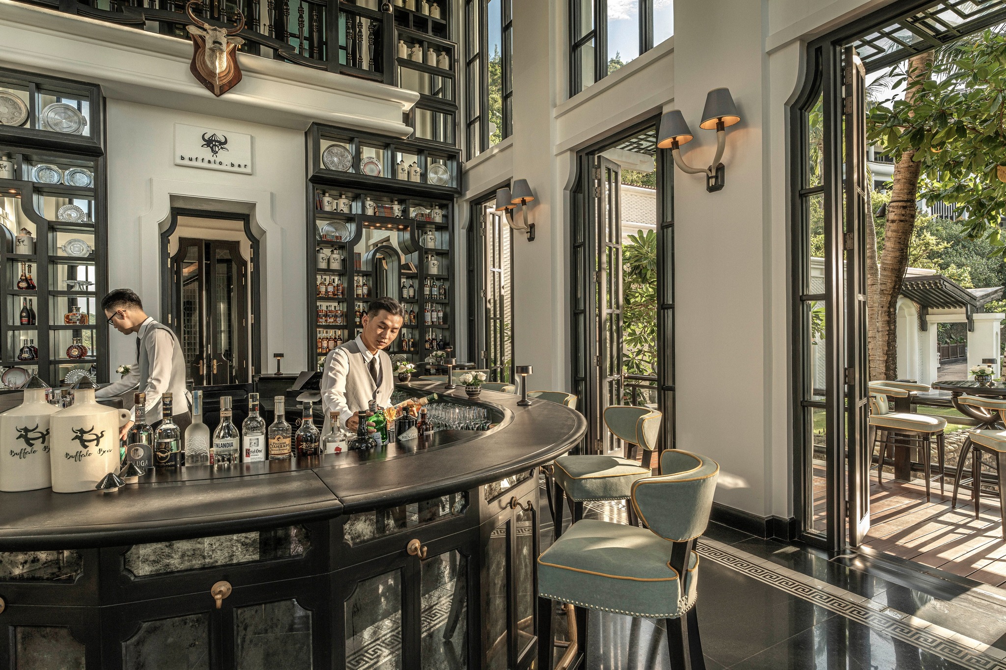 Bộ sưu tập rượu tại nhà hàng La Maison 1888