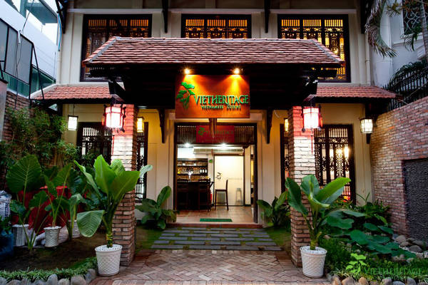 Nhà hàng Vietheritage nhìn từ bên ngoài