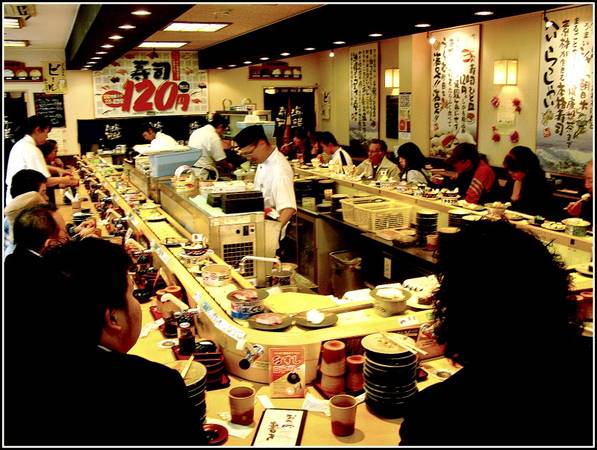 Du lich Nhat Ban - Nhà hàng sushi