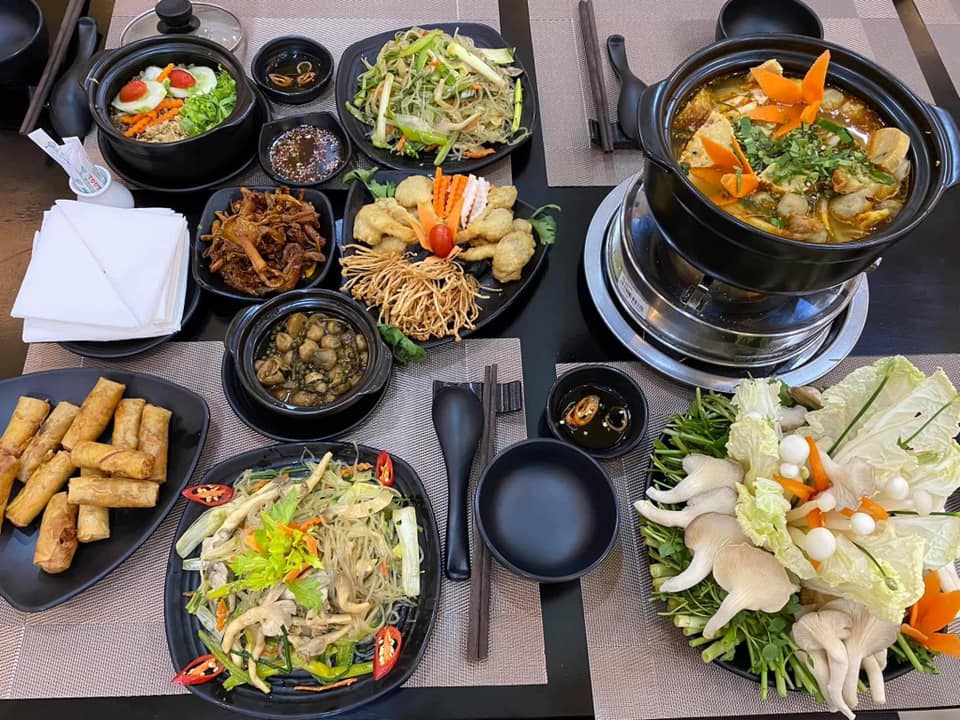 Món ăn chay tại Hương Việt Rạch Giá