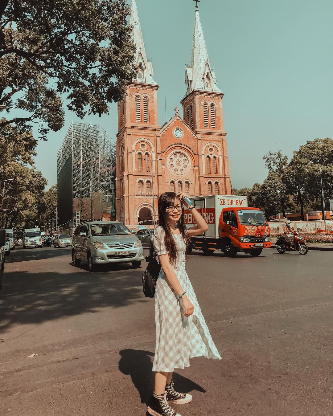 Nhà thờ Đức Bà Sài Gòn view đẹp