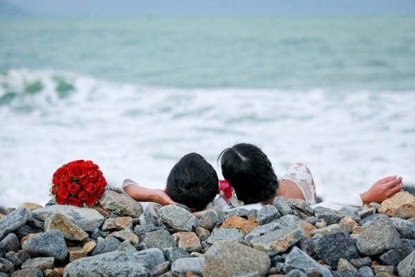 Bãi Tiên Nha Trang là địa điểm chụp ảnh cưới tự nhiên tuyệt đẹp