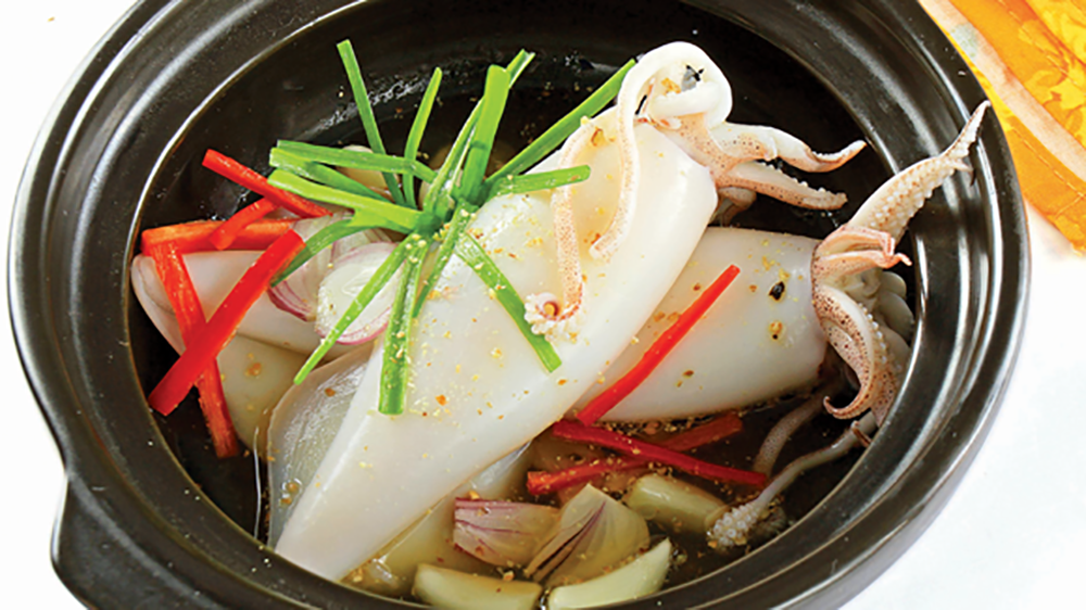 Mực đặc sản Cô Tô nướng