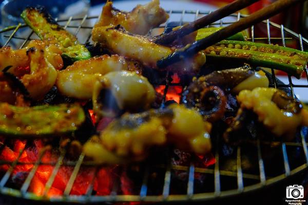 Món nướng hải sản và thịt tại Bảo Lộc