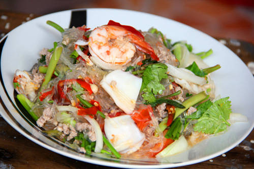 Goong Ob Woon Sen - miến tôm nướng đặc sản Thái Lan