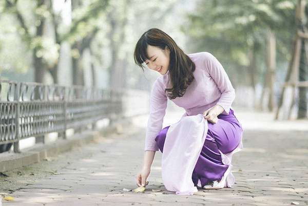 Phố Kim Mã luôn là địa điểm chụp ảnh yêu thích nhất của các bạn trẻ.