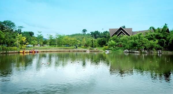Không gian xanh mát tràn đầy sức sống tại khu du lịch sinh thái Madagui