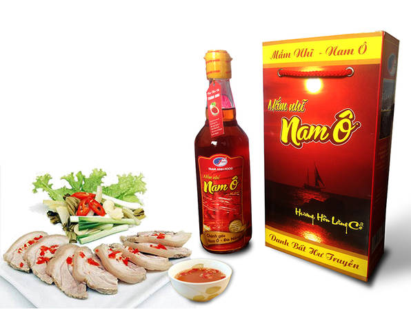 Chai nước mắm Nam Ô đặc sản Đà Nẵng
