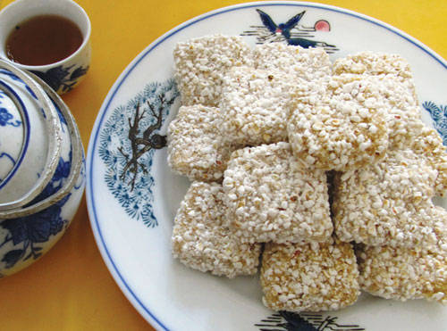 Bánh khô mè thành phẩm làng nghề Đà Nẵng