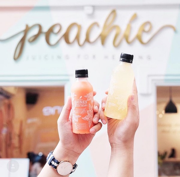 Cả mặt tiền và sản phẩm của Peachie đều cực kì xinh xắn (@ansapsaigon)