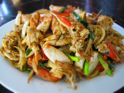 Cua bấy xào gừng thơm cay hấp dẫn