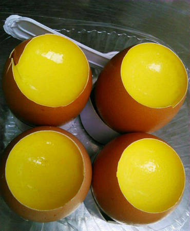 Bánh flan quả trứng - Món ăn vặt Sài Gòn thú vị