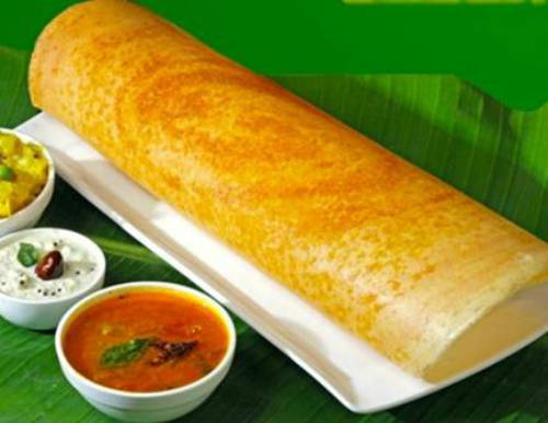 Bánh dosas món ngon Ấn Độ: làm từ bột gạo và đậu lăng đen
