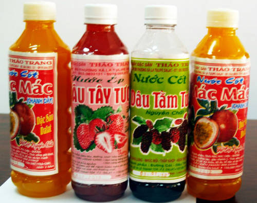 Nước ép trái cây Đà Lạt - Món quà Đà Lạt tiện lợi