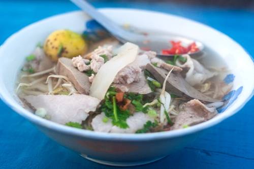 Quán ăn di động trên dòng Hậu Giang - Giá món ăn