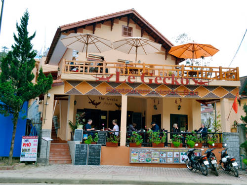 The Gecko quán cà phê Sapa mặt tiền rộng view đẹp