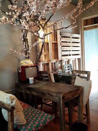 Chi tiết trang trí độc đáo tại Bao cấp Cafe