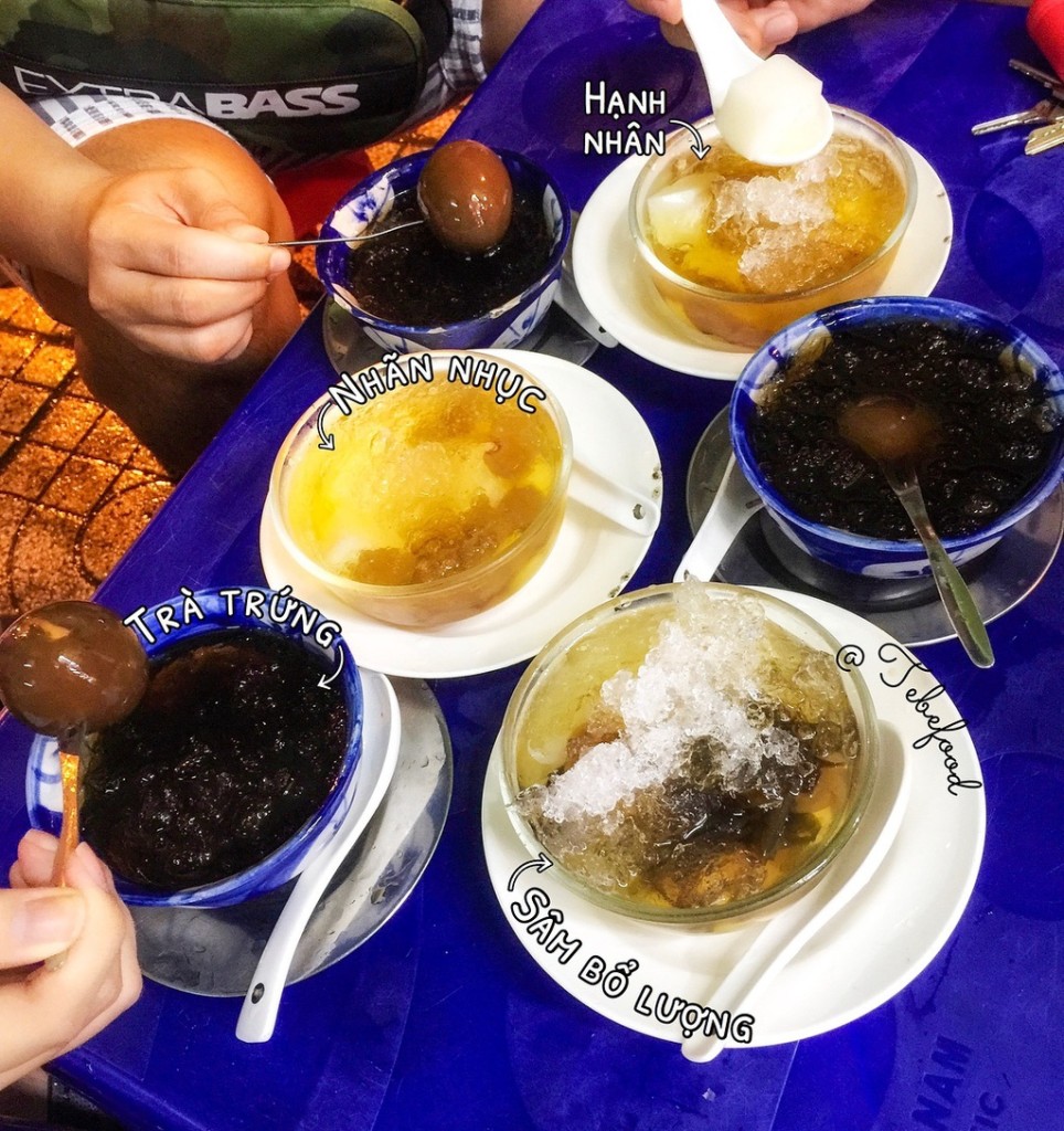 Không gian quán chè ngon Châu Giang TP.HCM