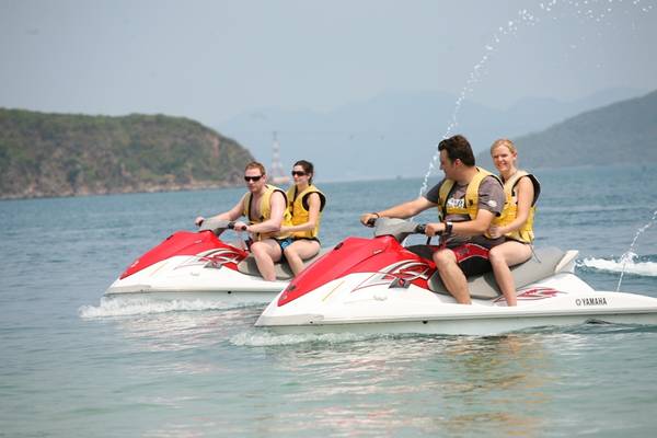 Du lịch Phan Thiết - Mô tô nước vốn đã trở nên quá quen thuộc.