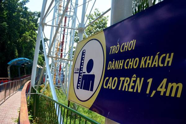Yêu cầu chiều cao khi chơi trò chơi cảm giác mạnh tại Sài Gòn