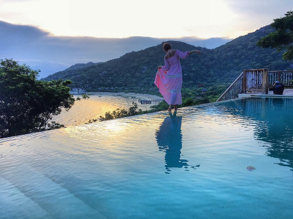 Góc check-in đỉnh cao tại resort Nha Trang