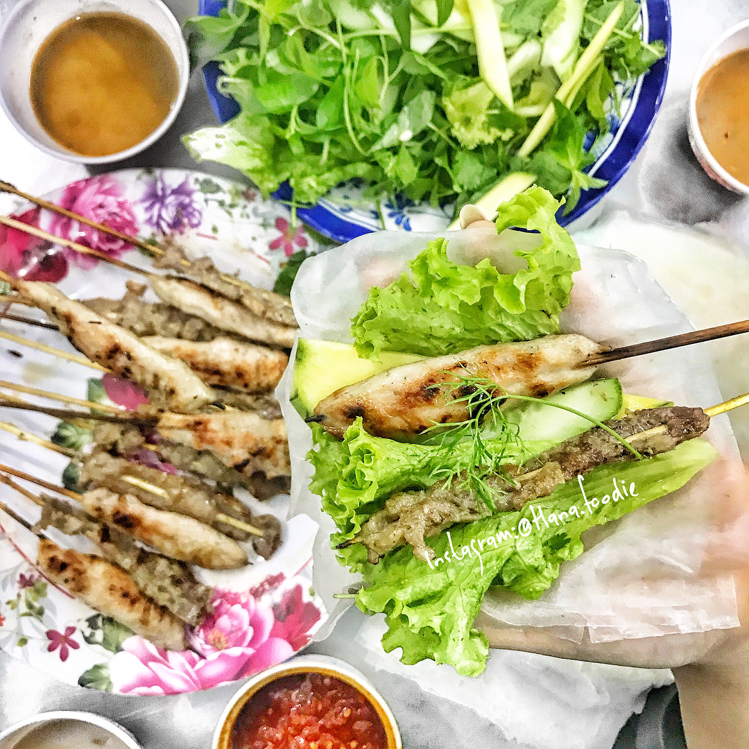 Nem nướng - món ngon Quy Nhơn