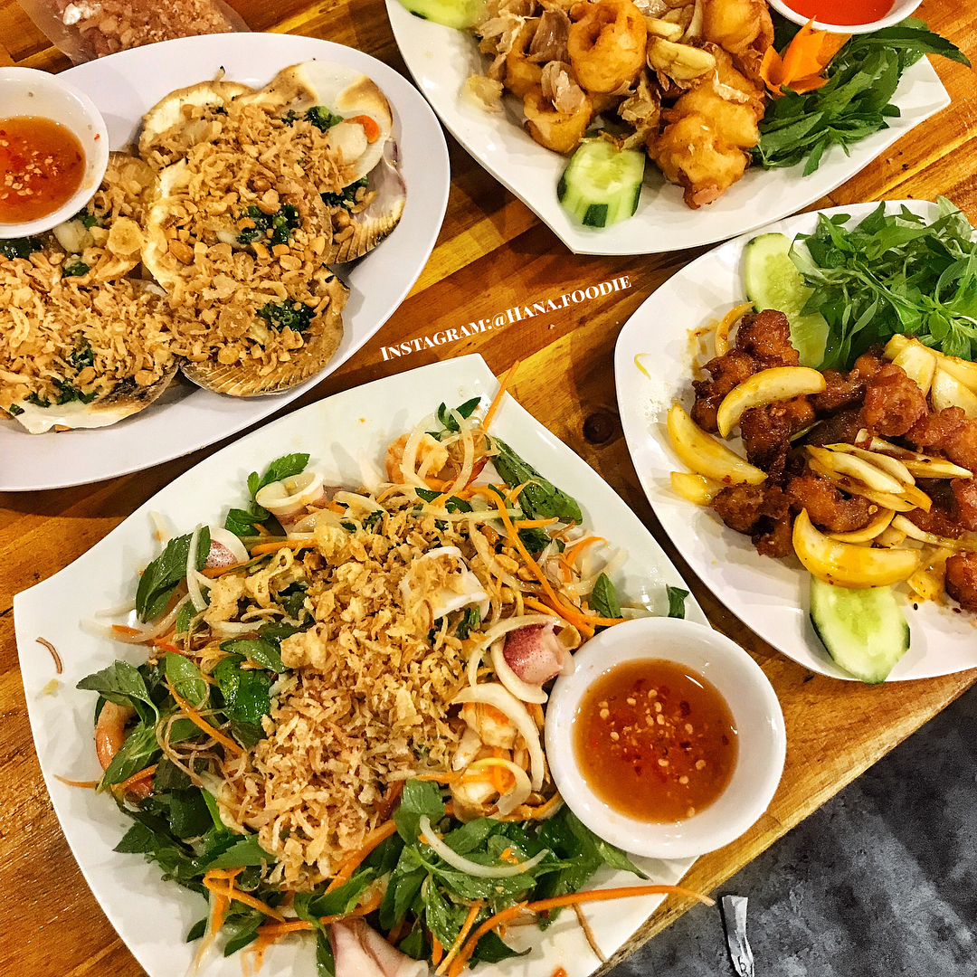 Hải sản tươi sống - món ngon Quy Nhơn