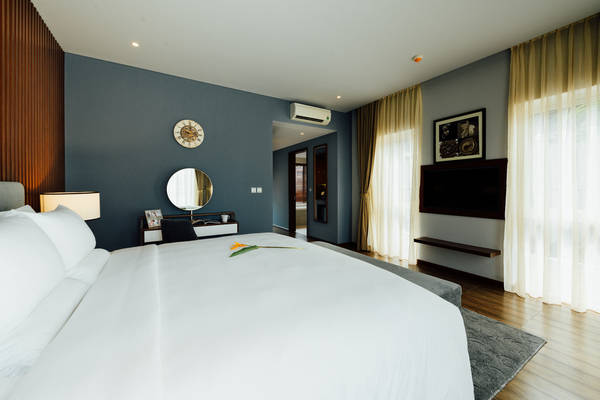 Nội thất sang trọng bên trong villa Novotel Phú Quốc