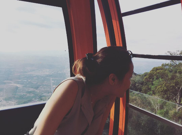 Cảnh dọc đường lên Núi Tà Cú