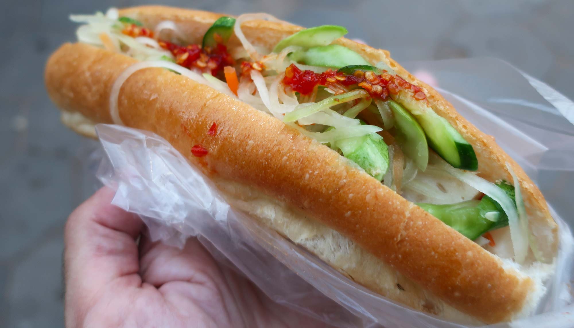 Món Num pang ẩm thực Campuchia