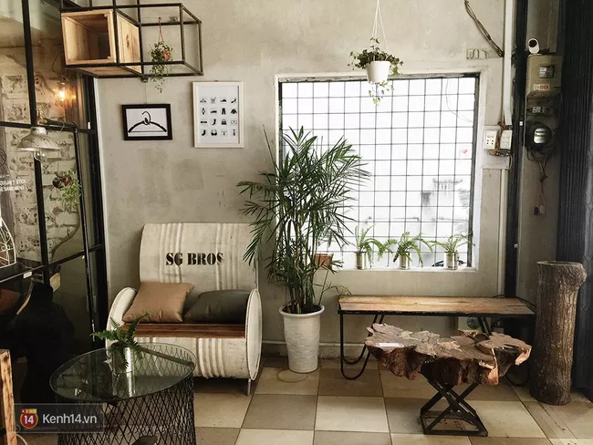 Thiết kế vintage độc đáo của quán cafe đẹp Đà Nẵng SG Bros