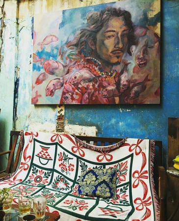 Quán cà phê vintage chụp ảnh Tết Sài Gòn