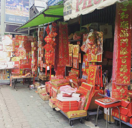 Khu người Hoa chụp ảnh Tết Sài Gòn