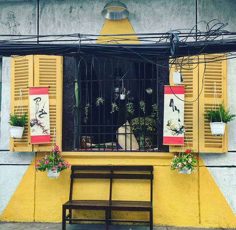 Quán cà phê vintage chụp ảnh Tết Sài Gòn