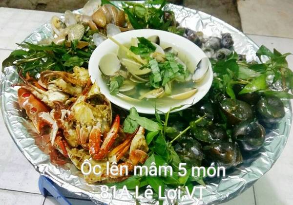 Du lịch Vũng Tàu thưởng thức ốc mâm 5 món ‘gây sốt’ chỉ 150.000 đồng