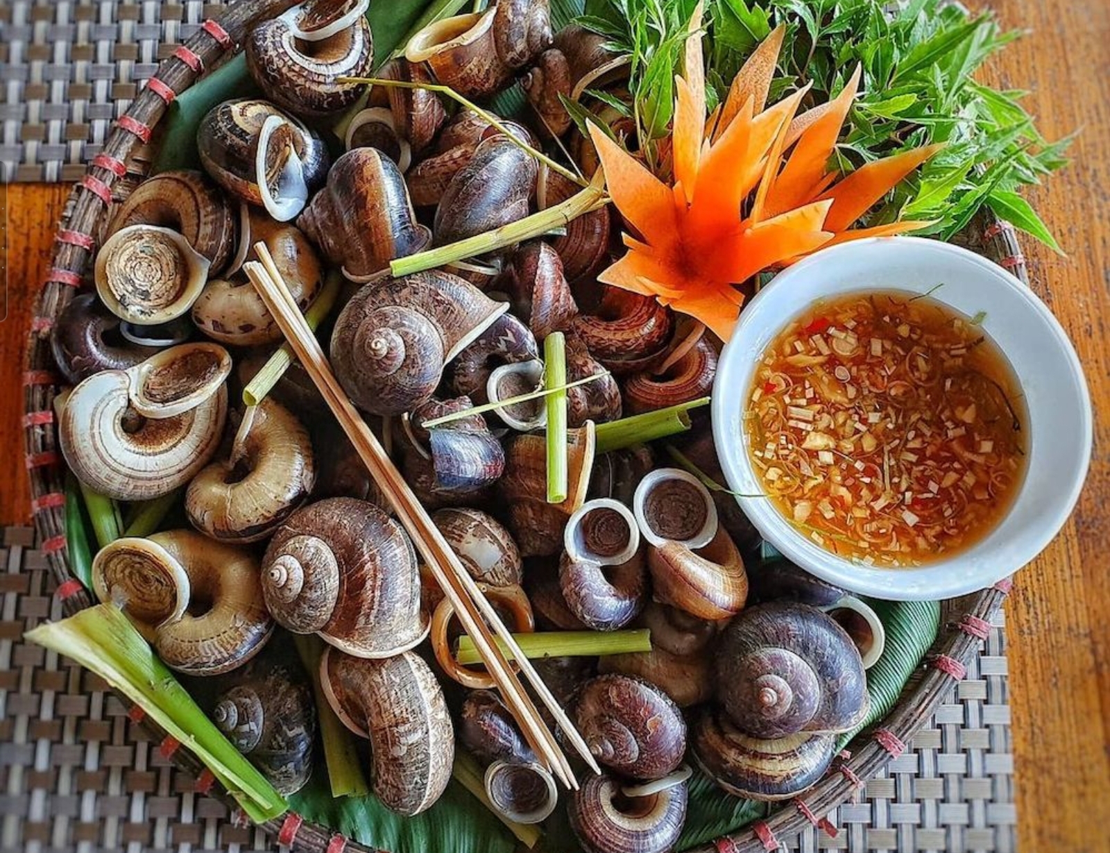 Ốc xu núi Bà món ăn ngon Tây Ninh
