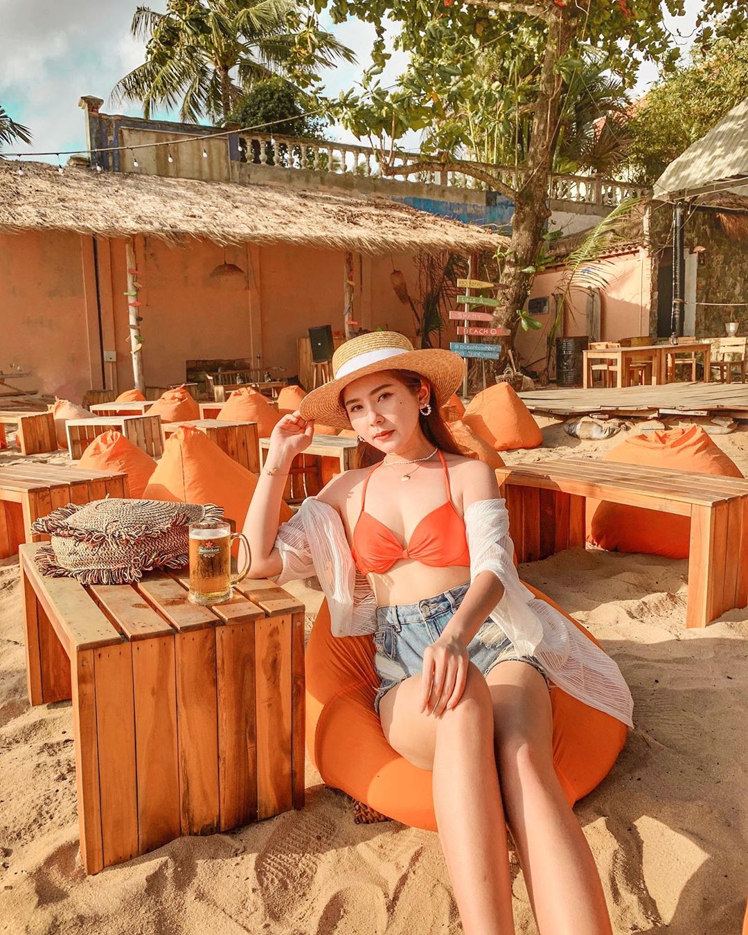 Ocsen Beach Bar Phú Quốc buổi sáng yên tĩnh