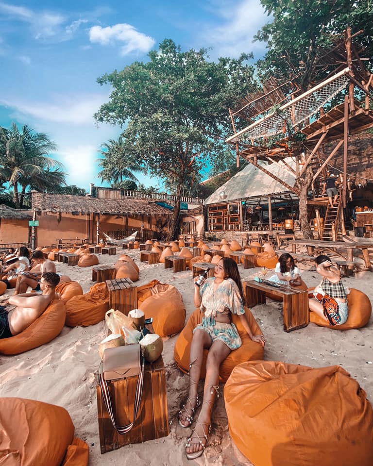 Ocsen Beach Bar Phú Quốc hoàng hôn đẹp