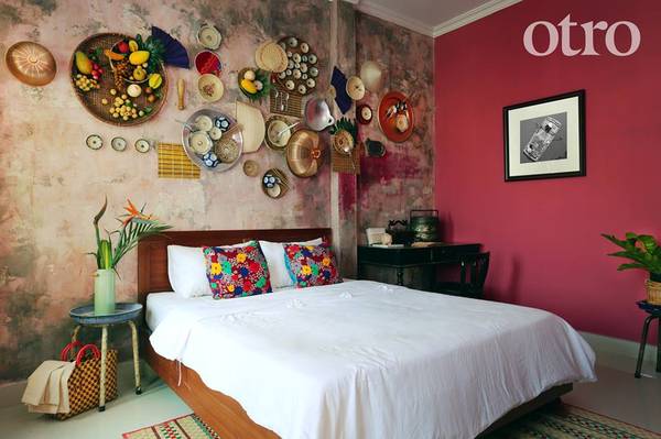 Không gian phòng mâm OTRO homestay Sài Gòn