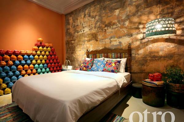 Không gian phòng đất OTRO homestay Sài Gòn
