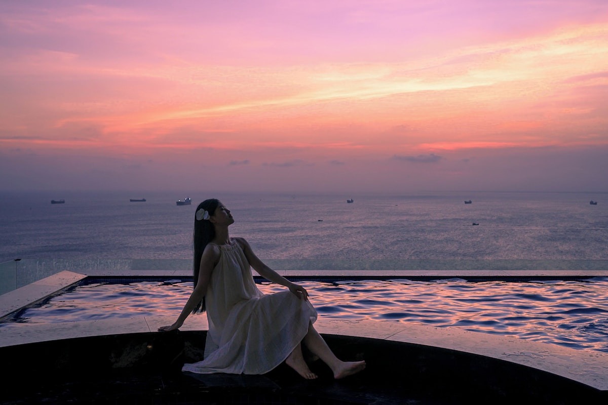 Hồ bơi vô cực view biển Oyster Bay Vũng Tàu