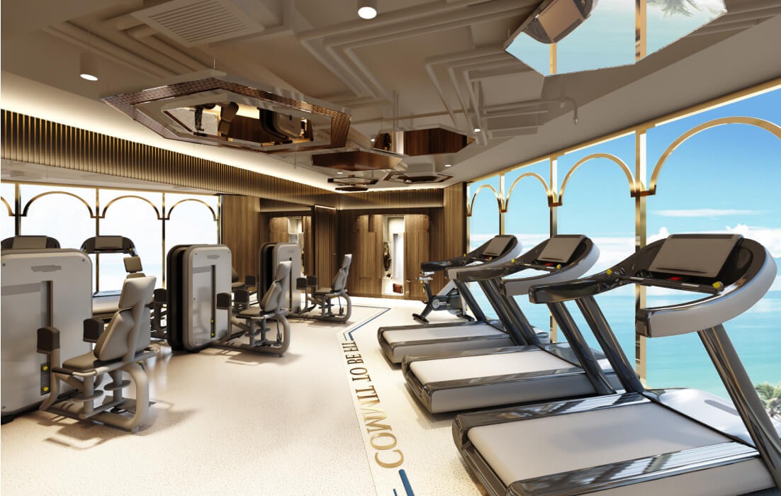 phòng tắm kính hiện đại tại khách sạn oyster bay vũng tàu