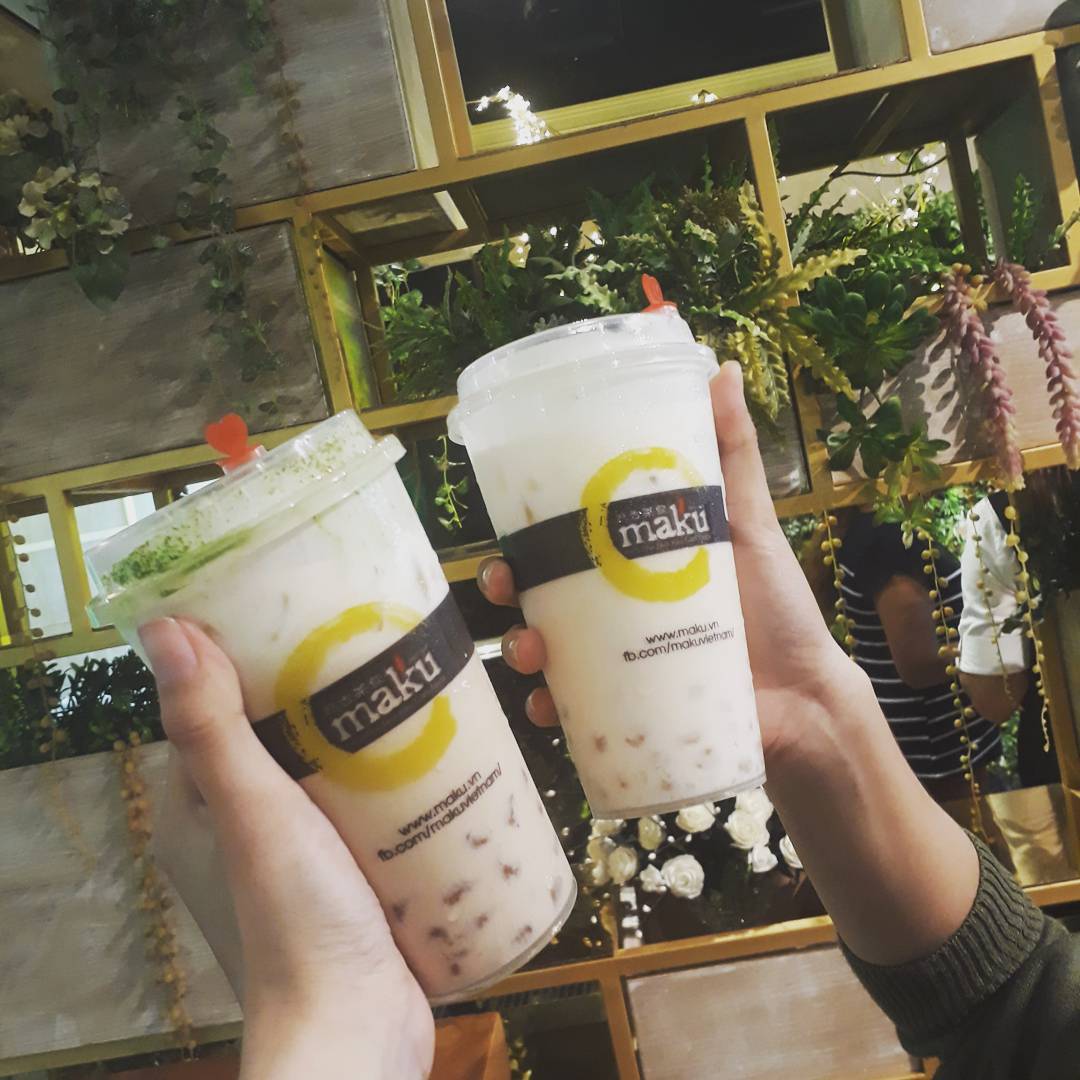 Trà sữa Maku. Ảnh: @antran9215.