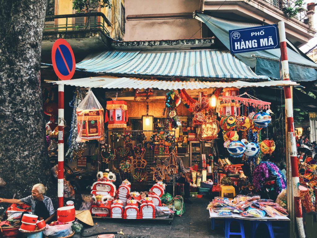 Phố Hàng Mã Hà Nội cổ