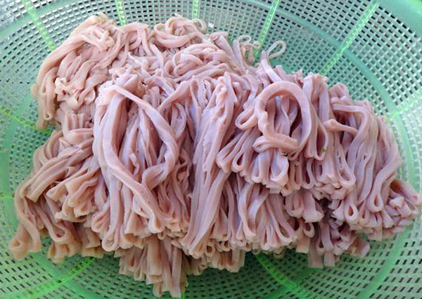 Loại bánh phở dùng trong phở trộn Tây Bắc