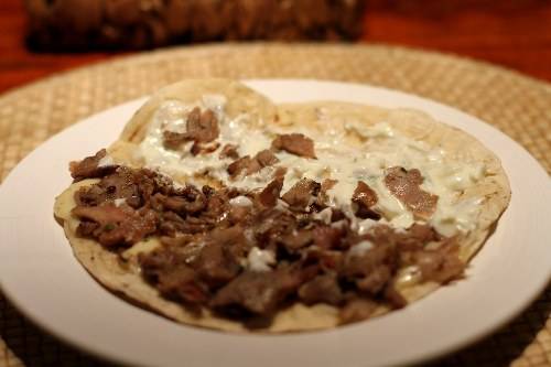 Tacos árabes Mexico City Mexico phiên bản doner kebab với thịt cừu