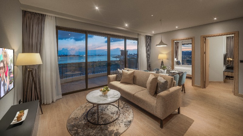 Phòng khách Two-Bedroom Executive Citadines Marina Halong