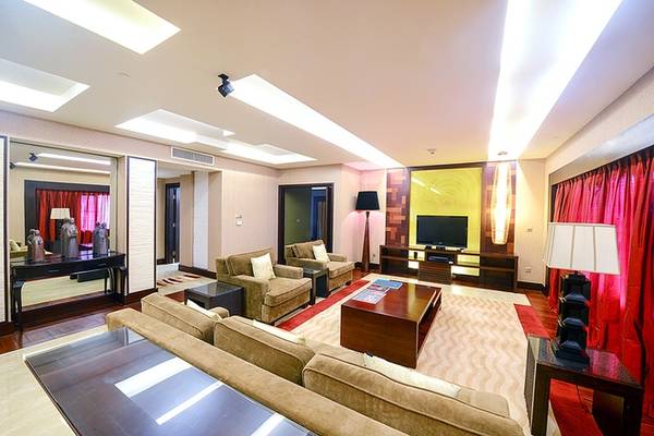 Nội thất cao cấp của phòng tổng thống tại InterContinental Hanoi Westlake